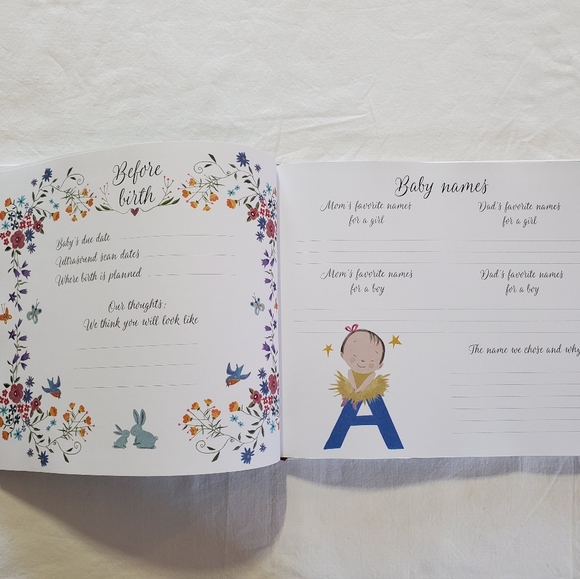 Adorable Baby Keepsake Book - "My Baby Record Album", NEW - Picture 5 of 12